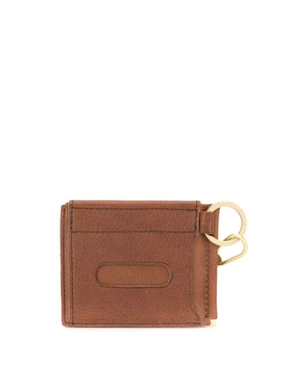 Shop As2ov Foldover Small Wallet In Brown