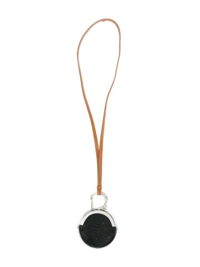 Shop Kenzo Mini Neck-strap Coin Purse In Black