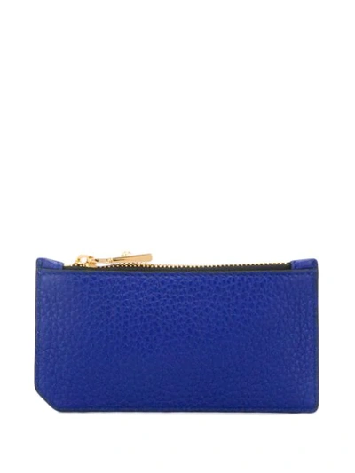 Shop Versace Pop Medusa Cardholder In Blue