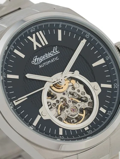 Shop Ingersoll Watches The Shelby Automatic 44mm In Silver