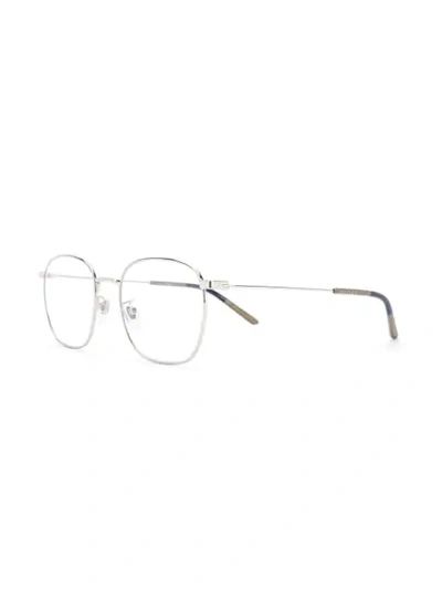 Gucci Gg0681o Soft Square-frame Glasses In Silver