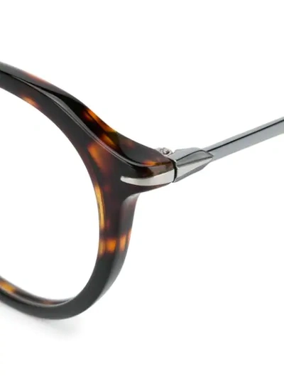 Shop David Beckham Eyewear Db 1014 Tortoise-shell Glasses In Brown