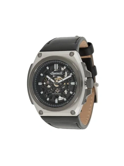 Shop Ingersoll Watches The Motion 50mm In Black