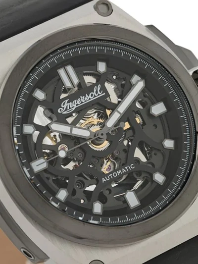 Shop Ingersoll Watches The Motion 50mm In Black