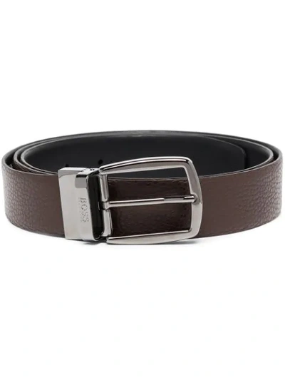 Shop Hugo Boss Otardo Belt In Brown