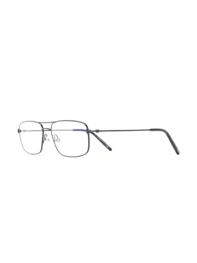 Shop Tom Ford Square Frame Glasses In Black