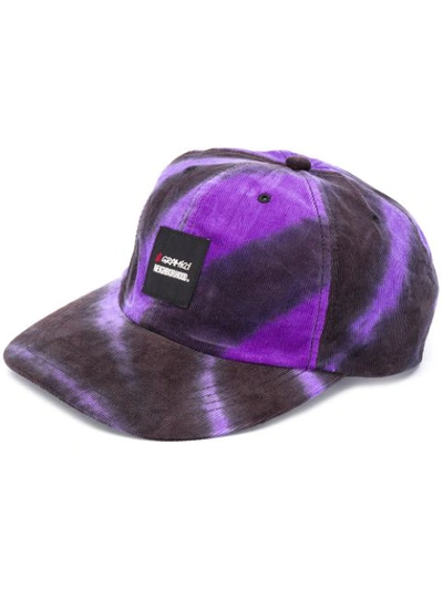Shop Neighborhood Tie-dye Corduroy Cap In Purple