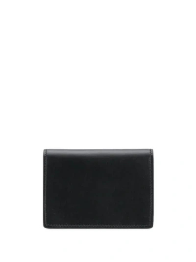 Shop Givenchy Double G Leather Wallet In Black