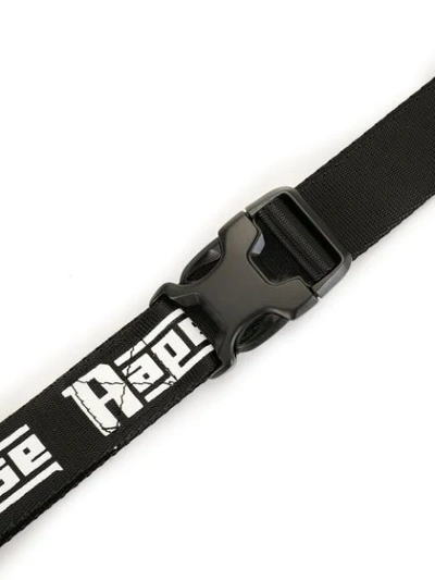 Shop Aape By A Bathing Ape Aape Universe Print Belt In Black