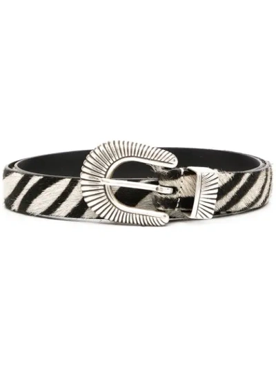 Shop Anderson's Crocodile-effect Buckle Belt In White