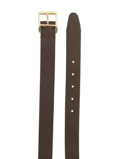 Shop Dsquared2 Classic Buckled Belt In Brown