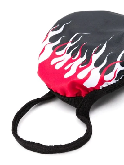 Vision Of Super Double Flame Face Mask In Black