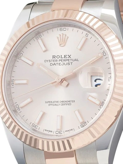 Shop Rolex 2020 Unworn Oyster Perpetual Datejust 41mm In Pink