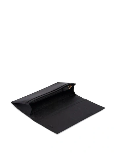 Shop Prada Saffiano Document Holder In Black
