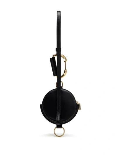 Shop Dolce & Gabbana Hanging Logo Plaque Purse In Black