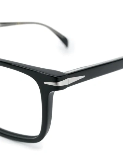 Shop David Beckham Eyewear Db 1019 Square Frame Glasses In Black