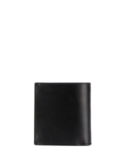 Shop Kenzo Embroidered-logo Wallet In Black