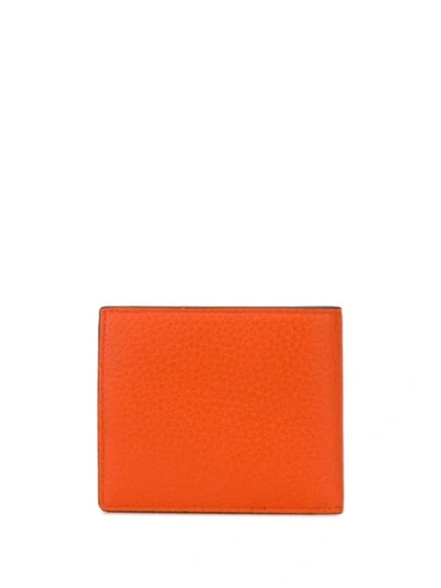 Shop Versace Pop Medusa Bifold Wallet In Orange