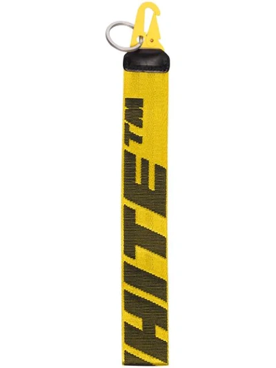 Shop Off-white 2.0 Industrial Keyring In Yellow