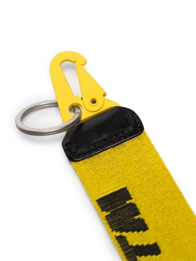 Shop Off-white 2.0 Industrial Keyring In Yellow