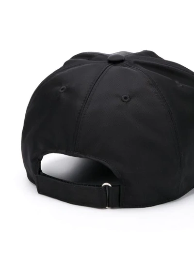 Shop Givenchy Flocked Appliqué Baseball Cap In Black