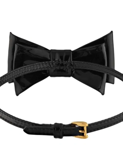 Gucci Logo Bow Tie Choker