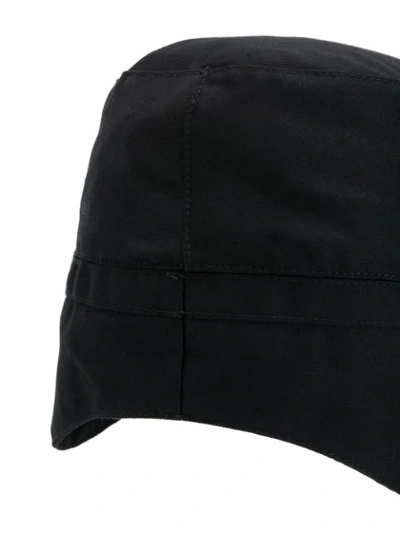 Shop Marni Workwear Gabardine Cap In Black