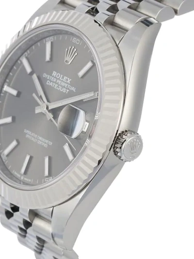 Shop Rolex Unworn Datejust 41mm In Grey