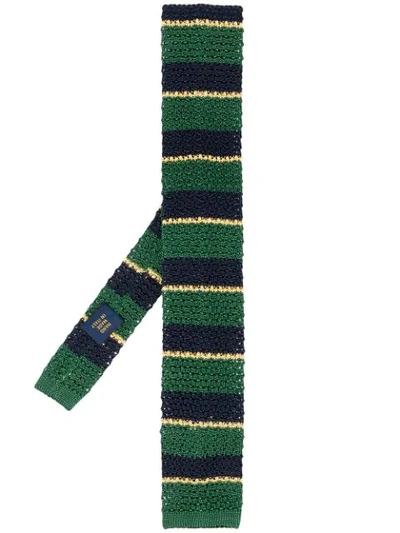Shop Polo Ralph Lauren Knit Neck Tie In Blue