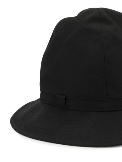 Shop Yohji Yamamoto Wool Bucket Hat In Black