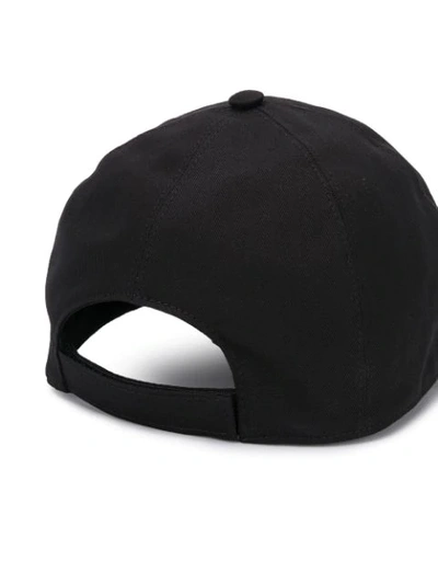 Shop Versace Medusa Head Baseball Cap In Black