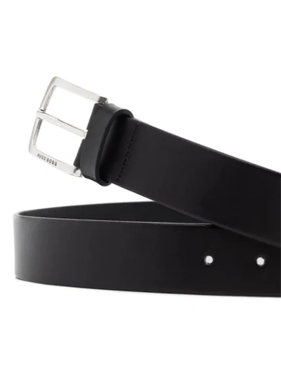 Shop Hugo Boss Pin-buckle Leather Belt In Black