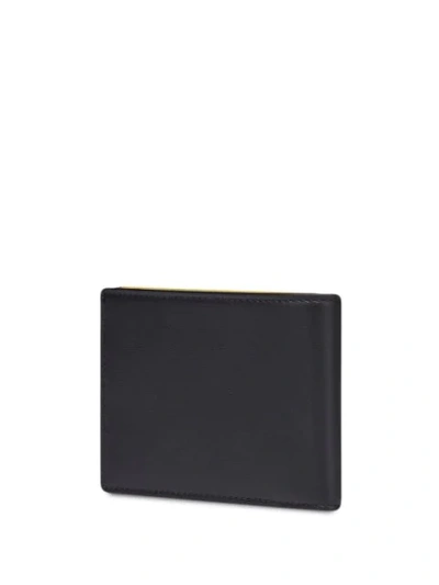 Shop Fendi Embossed Logo Billfold Wallet In Black