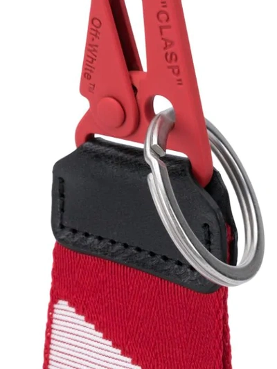 Shop Off-white Industrial Keychain In Red
