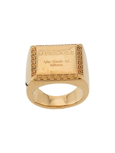 signet ring versace