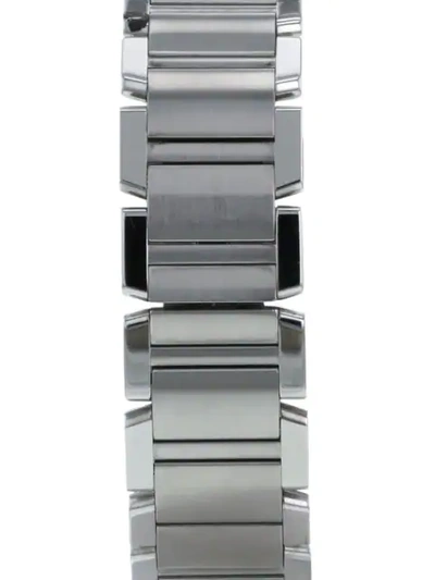 Pre-owned Cartier 2000  Tank Française 28mm In Silver