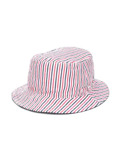 Shop Thom Browne Reversible Classic Bucket Hat In Blue