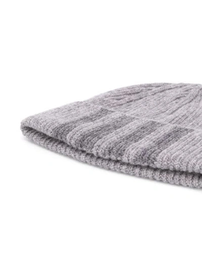 Shop Thom Browne 4-bar Stripe Hat In Grey