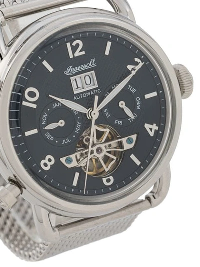 Shop Ingersoll Watches New England 43mm Watch In Silver