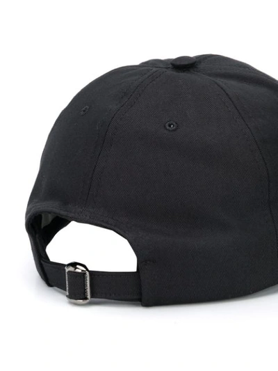 Shop Valentino Vltn-print Baseball Cap In Black