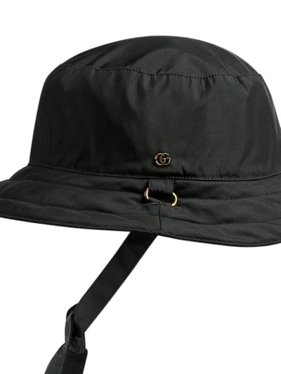 Shop Gucci Gg Reversible Bucket Hat In Black