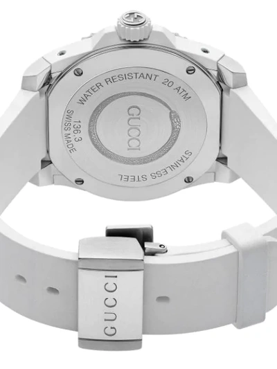 Shop Gucci Dive 40mm Watch In 8504 Undefined