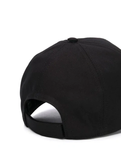 Shop Versace Medusa-motif Baseball Cap In Black