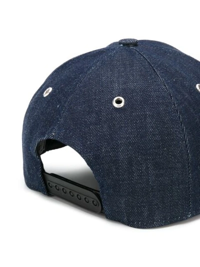 Shop Ami Alexandre Mattiussi Ami De Coeur Cap In Blue