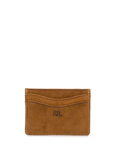 Shop Ralph Lauren Compact Logo Cardholder In Brown