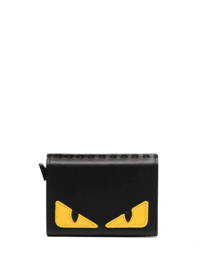 Shop Fendi Bag Bugs Cardholder In Black