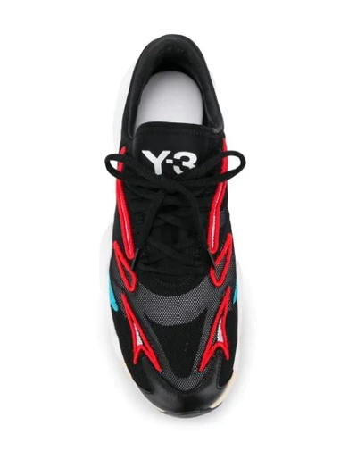 Shop Y-3 Ren Low-top Sneakers In Black