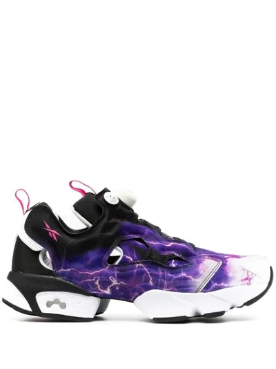 Reebok Instapump Fury Sneakers In Multicolor Nylon In Purple