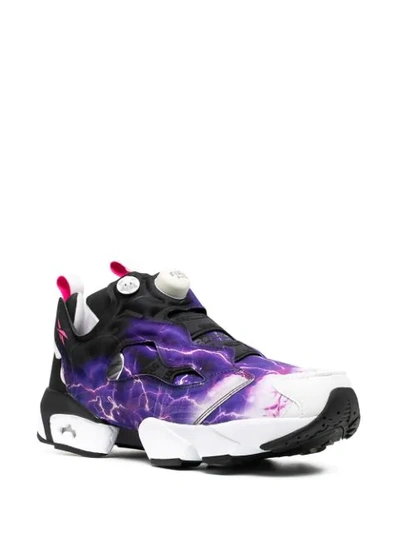 Reebok Instapump Fury Sneakers In Multicolor Nylon In Purple