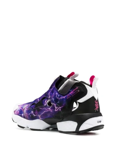 Reebok Instapump Fury Sneakers In Multicolor Nylon In Purple